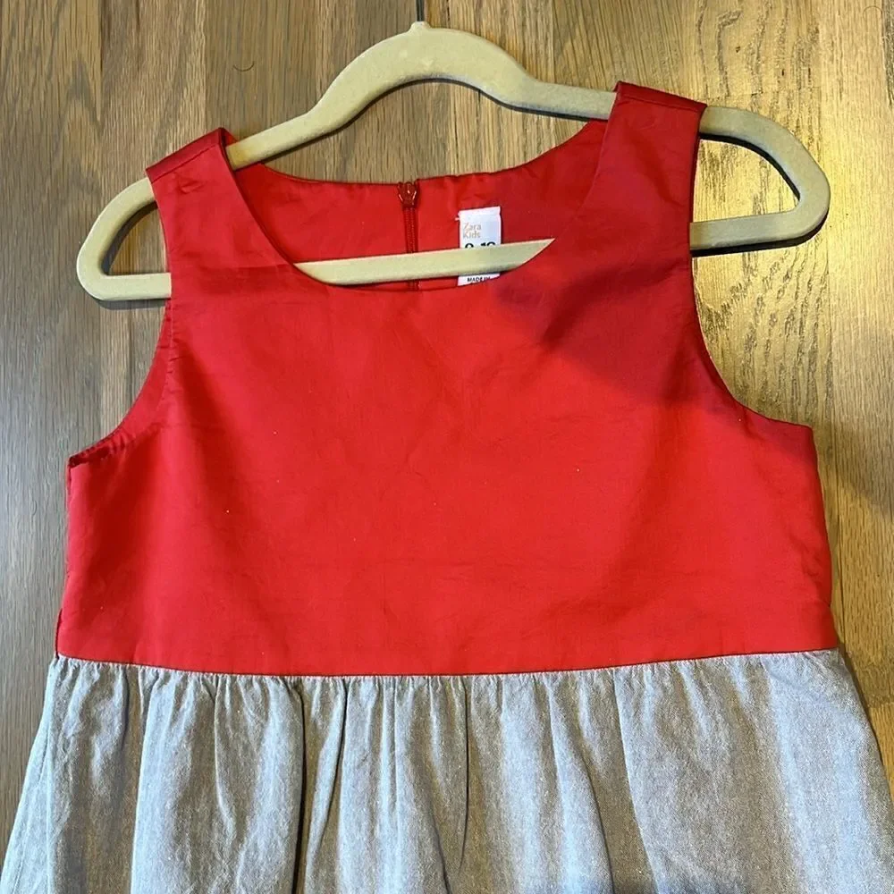 Zara Kids Sleeveless Colorblock Dress Size 140 (9/10)